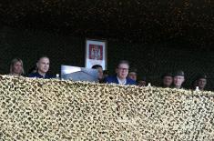 President Vučić attends SAF-MOI Joint Tactical Exercise