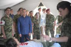 Minister Stefanović: Being a member of the armed forces and a doctor at the same time is a special honour