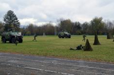 Regular Training of Members of 63rd Parachute Brigade