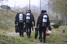 Оспособљавање за рониоце Војске Србије