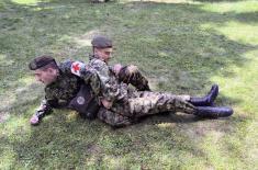 Soldiers undergoing specialized logistics training