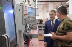 Minister Stefanović visits “Teleoptik-Gyroscopes" Company