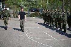 Minister Stefanović Visits Bases “Grlić” and “Veliki Trn” in Ground Safety Zone