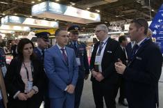 Ministar Stefanović na otvaranju Međunarodnog sajma vojne tehnike "EUROSATORY 2022" u Parizu