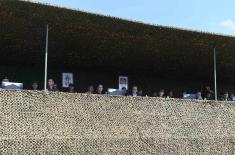 President Vučić attends SAF-MOI Joint Tactical Exercise