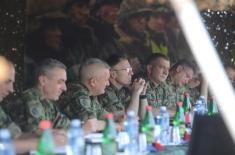Visit to SAF units in Požarevac garrison