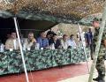 Председник Тадић и министри Шутановац и Дачић посетили Копнену зону безбедности