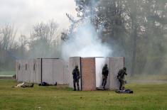 Regular Training of Members of 63rd Parachute Brigade