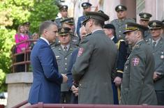 Minister Stefanović and Ambassador Hill at US Donation Handover to MMC “Karaburma”