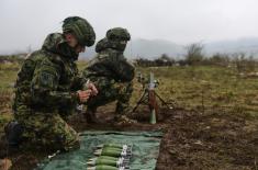 Borbena obuka jedinica Četvrte brigade kopnene vojske