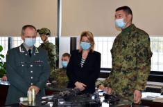 Delegation representing Norwegian Ministry of Defence visits Military Academy