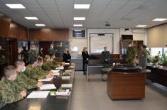 Delegation representing Norwegian Ministry of Defence visits Military Academy