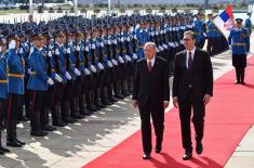 Predsednik Vučić: Napredak u saradnji u oblasti odbrane sa Turskom