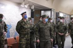 Members of the Russian expert teams visit the Military Museum