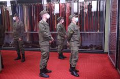 Members of the Russian expert teams visit the Military Museum