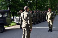 The Minister of Defence Visited Deployed Troops of the Serbian Armed Forces