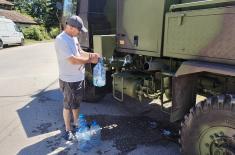 Dodatni kapaciteti Vojske Srbije za snabdevanje Čačka vodom