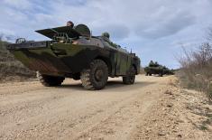 Тактичка обука у Оклопно-извиђачком батаљону