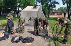 Soldiers performing military service undergo skills assessment