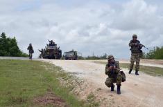 Infantry company ready for deployment to peacekeeping operation