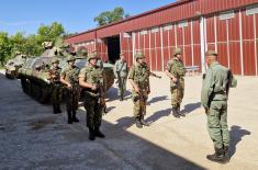 Tactical training of Serbian Armed Forces mechanized units