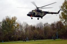 Regular Training of Members of 63rd Parachute Brigade