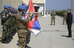 Minister Stefanović visits Serbian Force Protection Platoon in Naqoura  