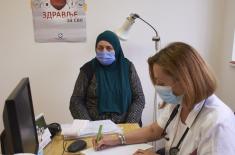 "Military Doctor in the Country” campaign in villages of Deževa and Trnava