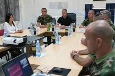 Minister Stefanović visits candidates for admission to 63rd Prachute Brigade