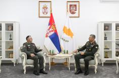 Visit from Commander of National Guard Cyprus