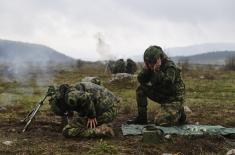Borbena obuka jedinica Četvrte brigade kopnene vojske