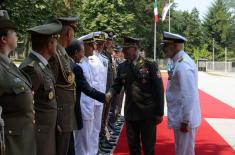 Visit from Italian Chief of Defence