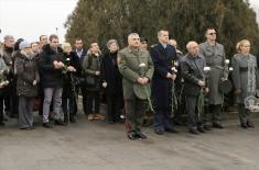 Delegation of Ministry of Defense and Serbian Armed Forces pays tribute to fallen Serbian pilots in Armenia