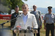 Ministar Stefanović na aero skupu „OPEN FLY IN 2022“ u Ćupriji