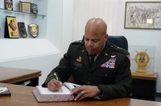 Visit from Adjutant General of Ohio National Guard