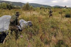 Members of 63rd Parachute Brigade display great competence