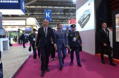 Minister Stefanović at opening ceremony for International Defence and Security Exhibition "EUROSATORY 2022"