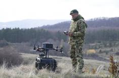 Припадници Копнене војске на обуци за употребу савремених средстава