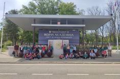 Scouts from Pančevo visit Military Academy