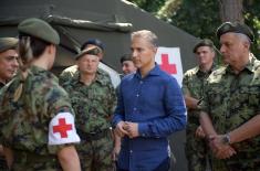 Minister Stefanović: Being a member of the armed forces and a doctor at the same time is a special honour