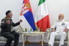 Visit from Italian Chief of Defence