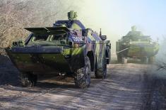 Тактичка обука у Оклопно-извиђачком батаљону