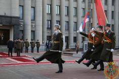 Meeting of Minister Vulin and Minister of Defence of Belarus General Khrenin