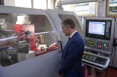 Minister Stefanović visits “Teleoptik-Gyroscopes" Company