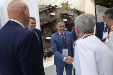 Ministar Stefanović na otvaranju Međunarodnog sajma vojne tehnike "EUROSATORY 2022" u Parizu