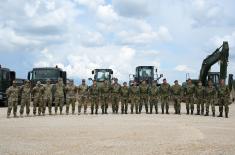 Joint engineering training of members of the Serbian Armed Forces and the Ohio National Guard