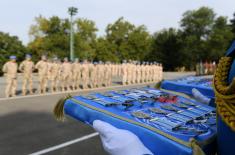 Awarding decorations to members of the contingent engaged in the UN mission in Cyprus