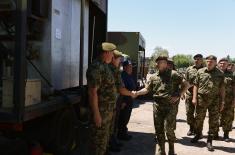 Visit to Serbian Armed Forces units in Leskovac and Niš