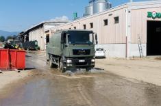 SAF troops help citizens of Slovenia mitigate effects of flooding