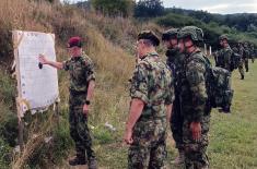 Members of 63rd Parachute Brigade display great competence